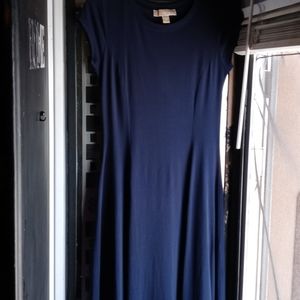 Michael Kors dress, navy blue, size XS, maxi length
